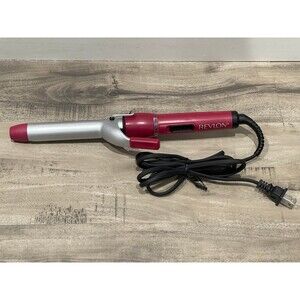 Revlon Curling Iron Pink 1" Tourmaline Ceramic Pro RVIR1149